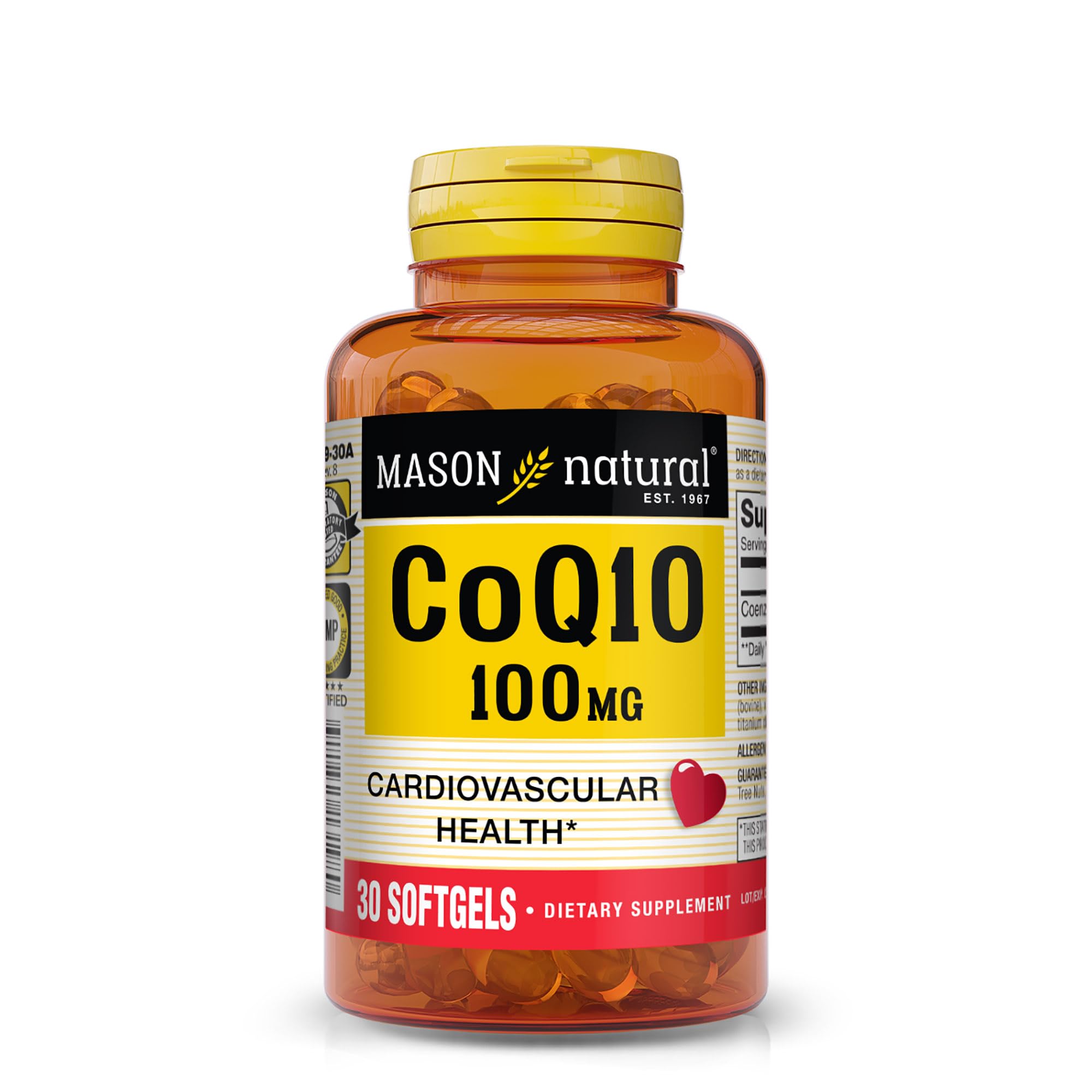 Foto 1 | Suplemento Mason Natural Co Q-10 100 Mg 30 Cápsulas Blandas - Venta Internacional.