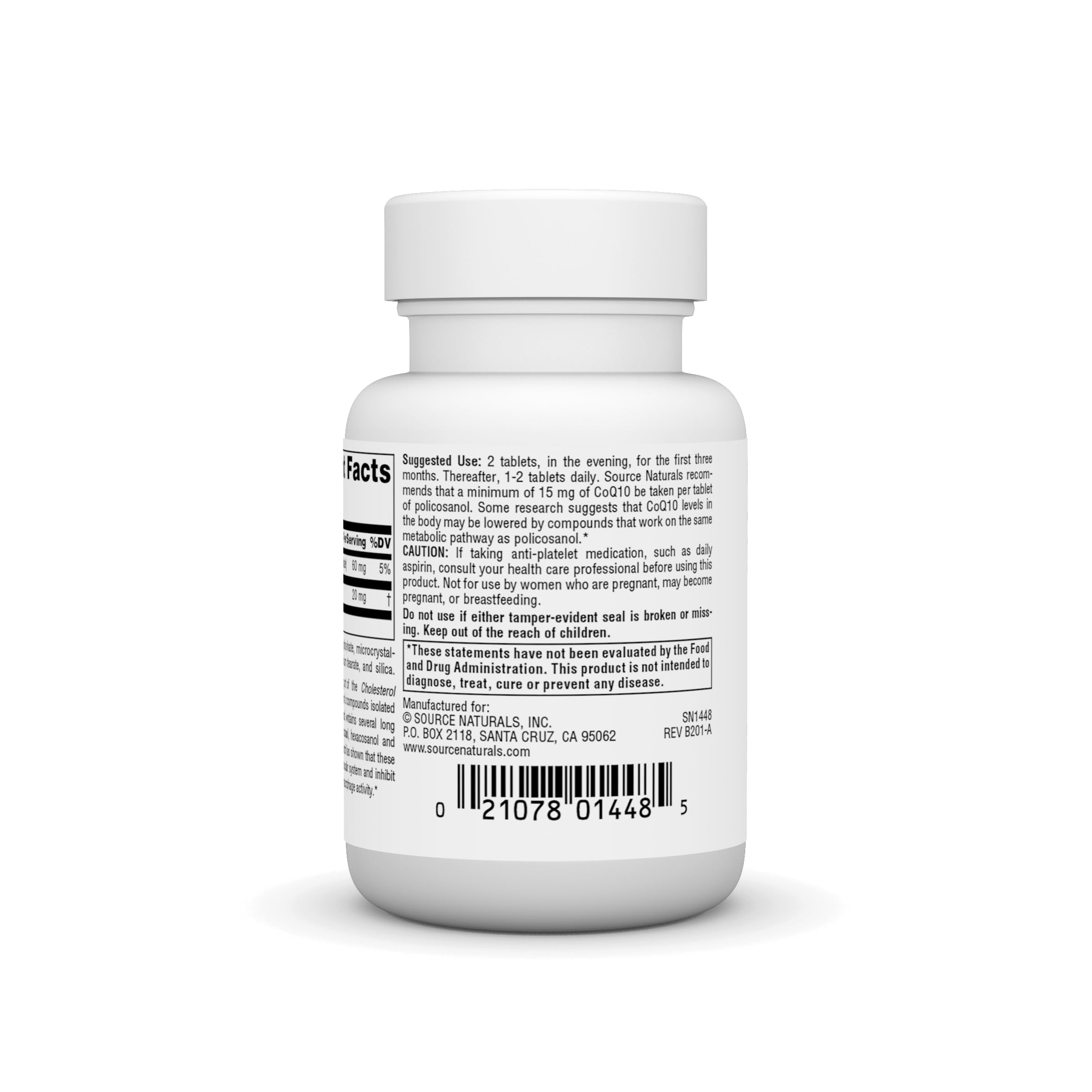 Foto 3 | Supplement Source Naturals Policosanol 10 Mg 60 Comprimidos - Venta Internacional.