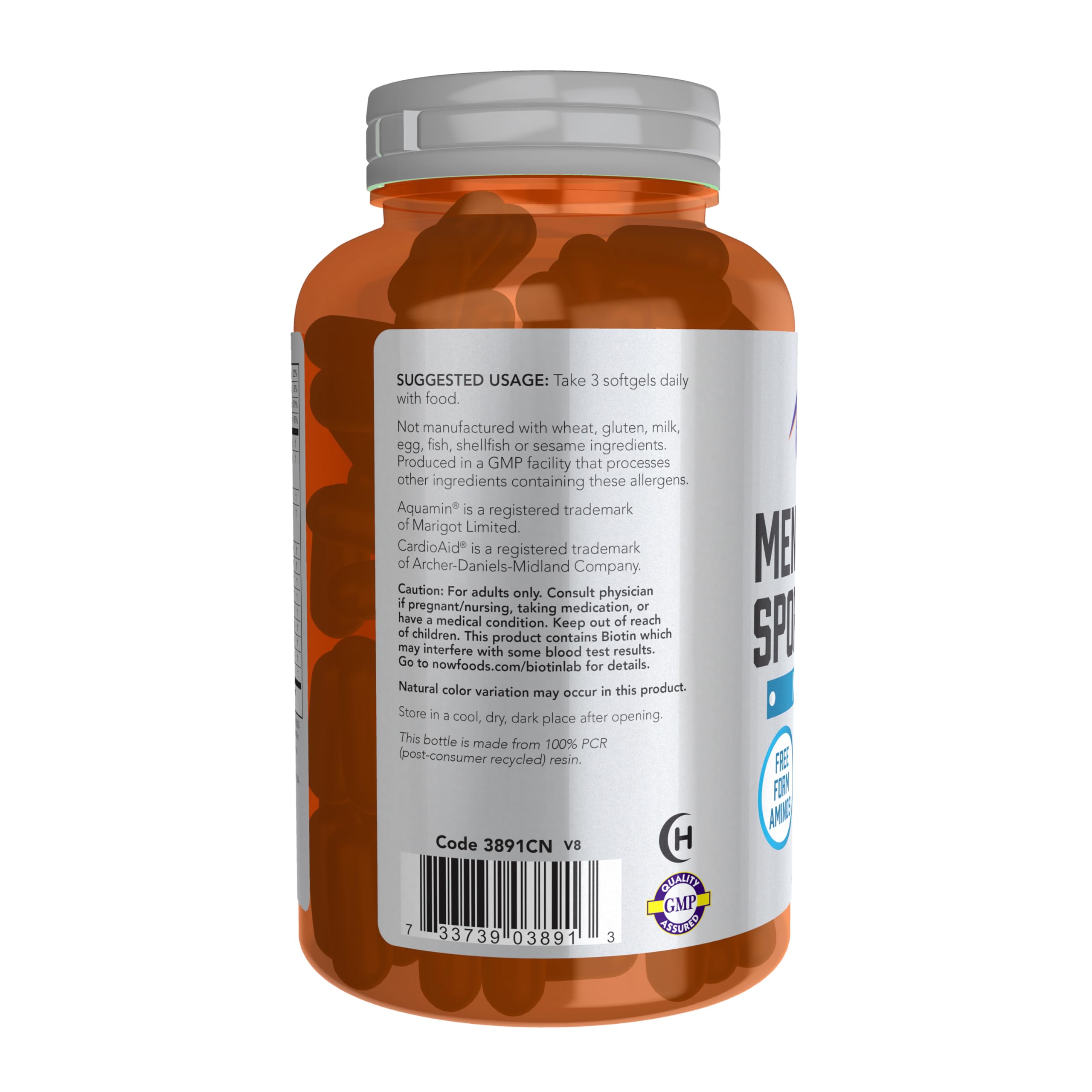 Foto 5 pulgar | Supplement Now Foods Sports Nutrition Deportes Extremos Para Hombres - Venta Internacional.