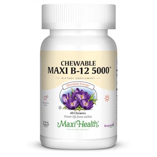 Foto 1 | Suplemento Maxi Health De Vitamina B-12, Masticable, 5000 Mcg, 60 Cápsulas - Venta Internacional.