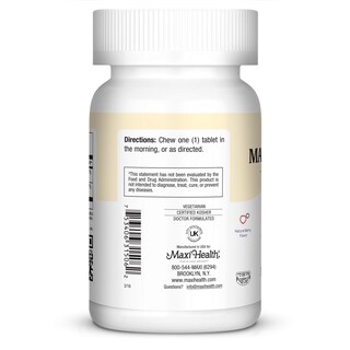 Foto 3 | Suplemento Maxi Health De Vitamina B-12, Masticable, 5000 Mcg, 60 Cápsulas - Venta Internacional.