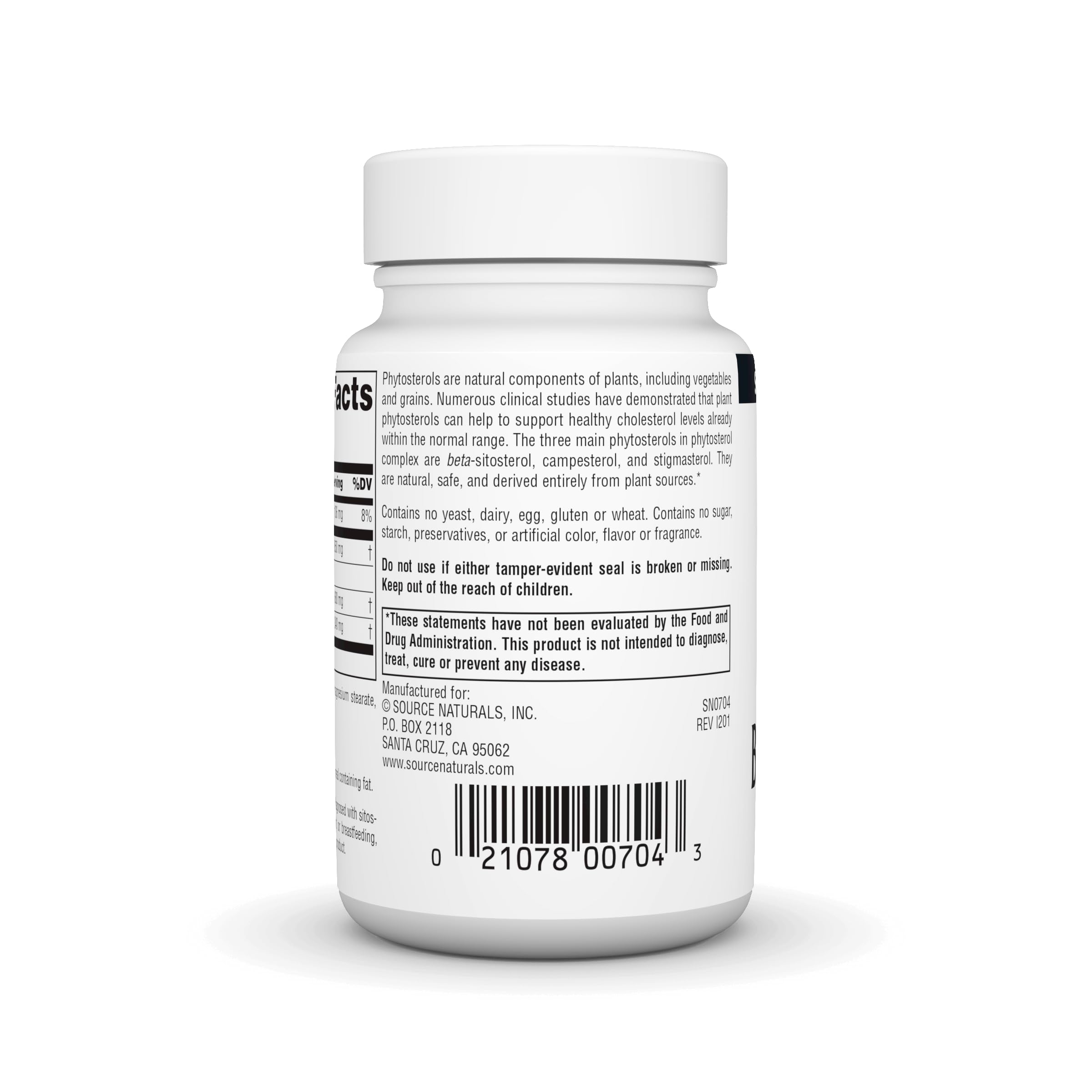 Foto 4 pulgar | Complejo De Fitosteroles Supplement Source Naturals 113 Mg 90 Comprimidos - Venta Internacional.