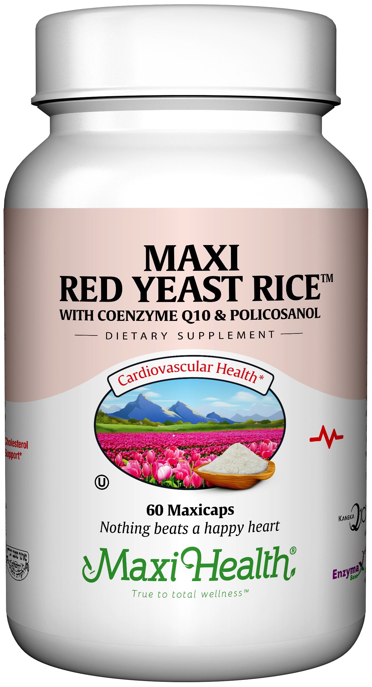 Foto 2 pulgar | Suplemento Maxi Health Maxi Red Weast Arroz Complex 600 Mg 60 Cápsulas - Venta Internacional.