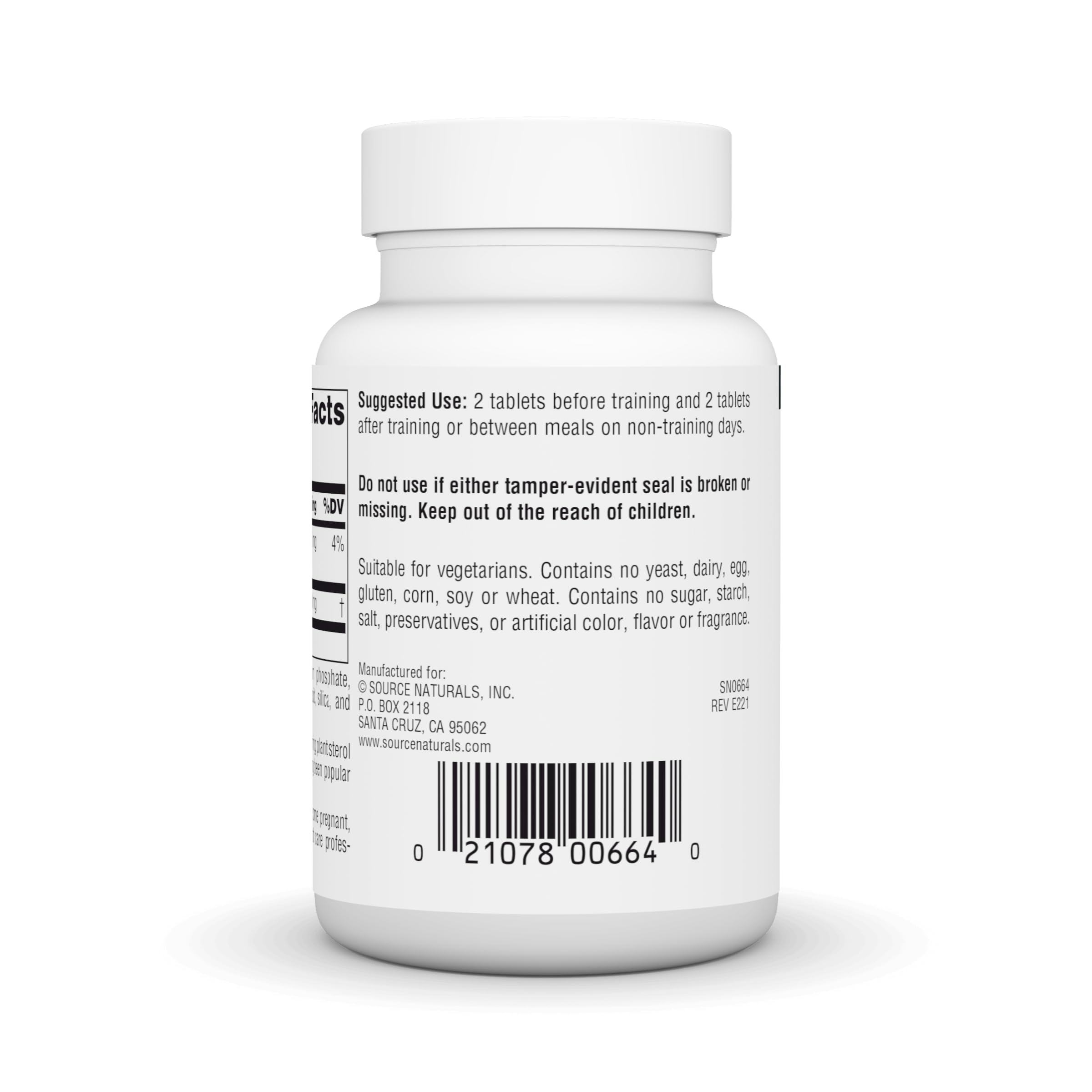 Foto 4 pulgar | Suplemento Dietético Source Naturals Gamma Oryzanol 30 Mg 250 Comprimidos - Venta Internacional.