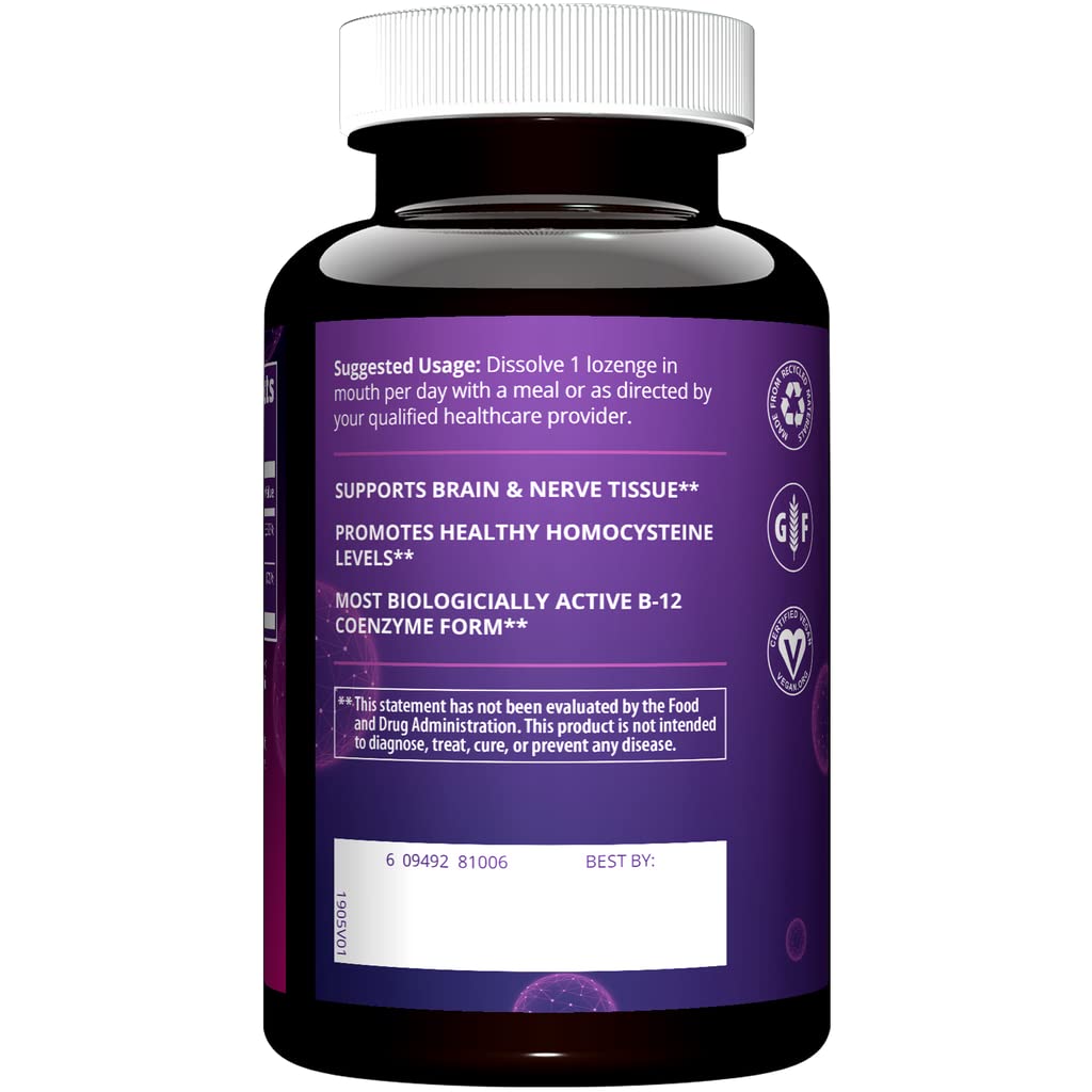 Foto 4 pulgar | Vitamina B-12 Mrm (metilcobalamina) Con Ácido Fólico 60 Comprimidos - Venta Internacional.
