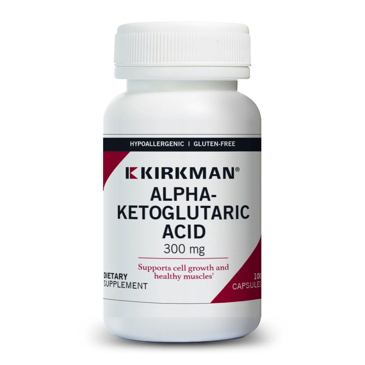 Foto 2 pulgar | Suplemento De Ácido Alfa-cetoglutárico Kirkman 300 Mg 100 Cápsulas - Venta Internacional.
