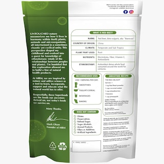 Foto 2 | Suplemento Mrm Nutrition En Polvo De Remolacha Roja Orgánica 170 G - Venta Internacional.
