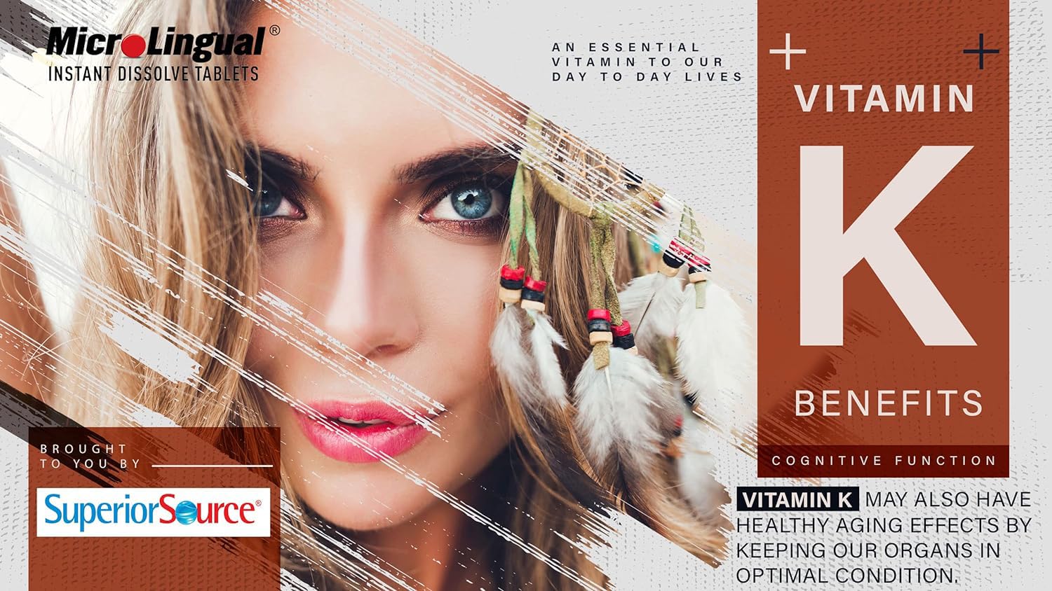 Foto 7 pulgar | Vitamina K2 Mk-7 300 Mcg De Fuente Superior Microlingual, 60 Tabletas - Venta Internacional.