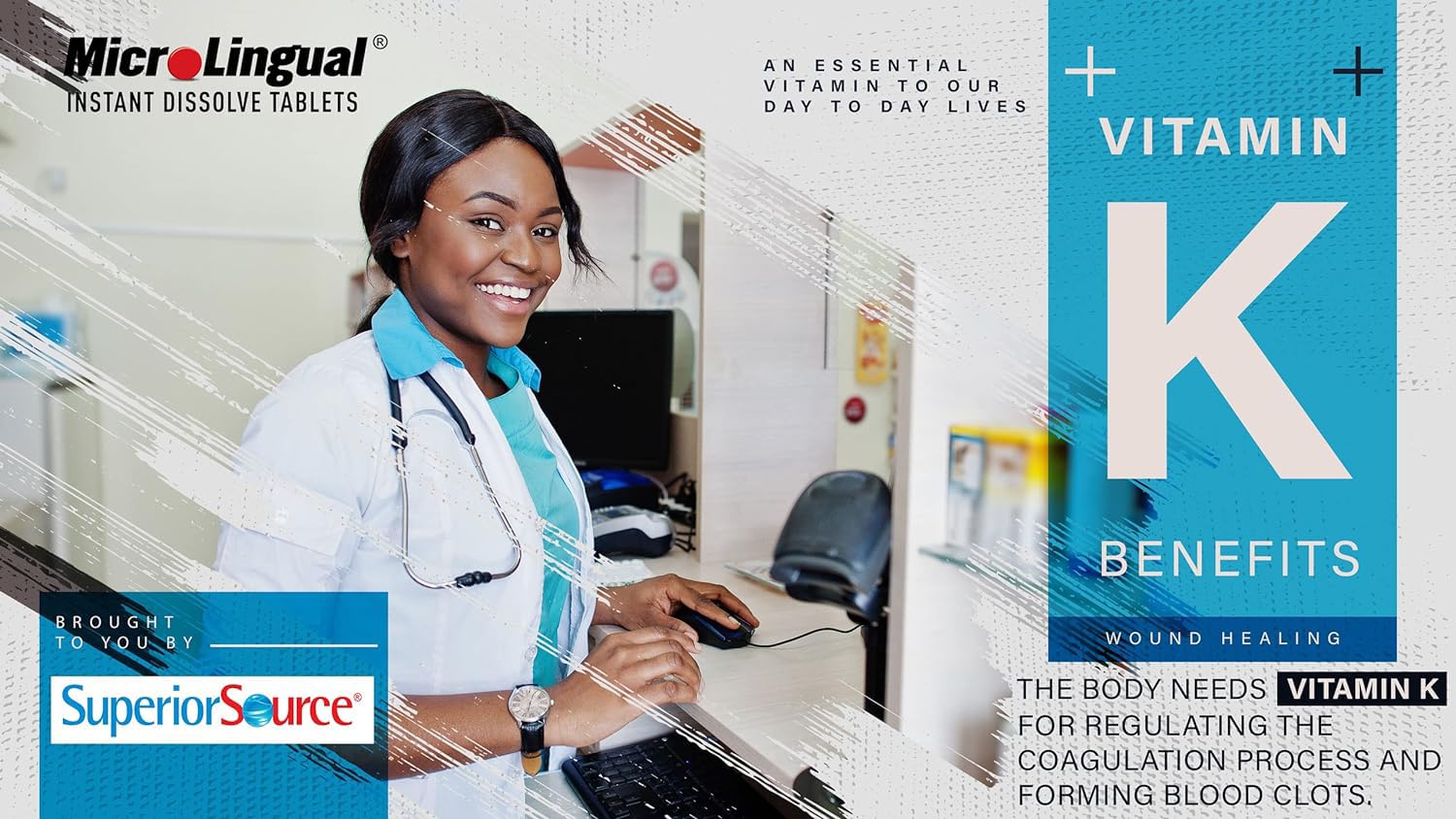Foto 7 | Vitamina K2 Mk-7 300 Mcg De Fuente Superior Microlingual, 60 Tabletas - Venta Internacional.
