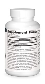 Foto 3 | Suplement Source Naturals L-triptófano 500 Mg - 90 Cápsulas - Venta Internacional.