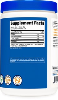 Foto 5 | Suplemento Nutricost D-manosa En Polvo 250 G Sin Ogm Sin Gluten - Venta Internacional.