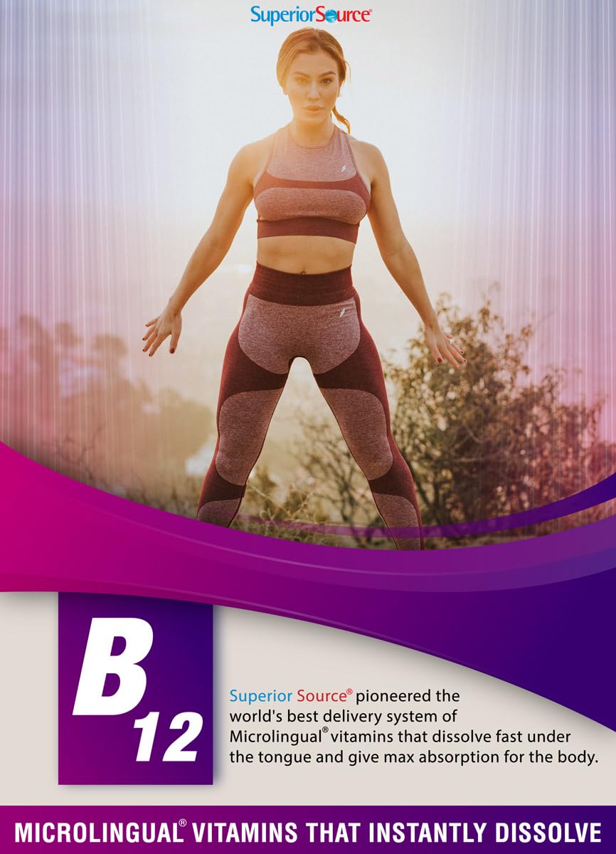Foto 6 pulgar | Suplemento Quick Vitamin B12 Energy De Superior Source, 100 Comprimidos - Venta Internacional.
