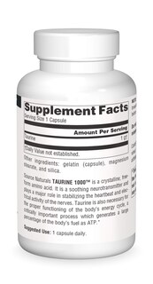 Foto 3 | Supplement Source Naturals Taurine 1000 Mg - 240 Cápsulas - Venta Internacional.