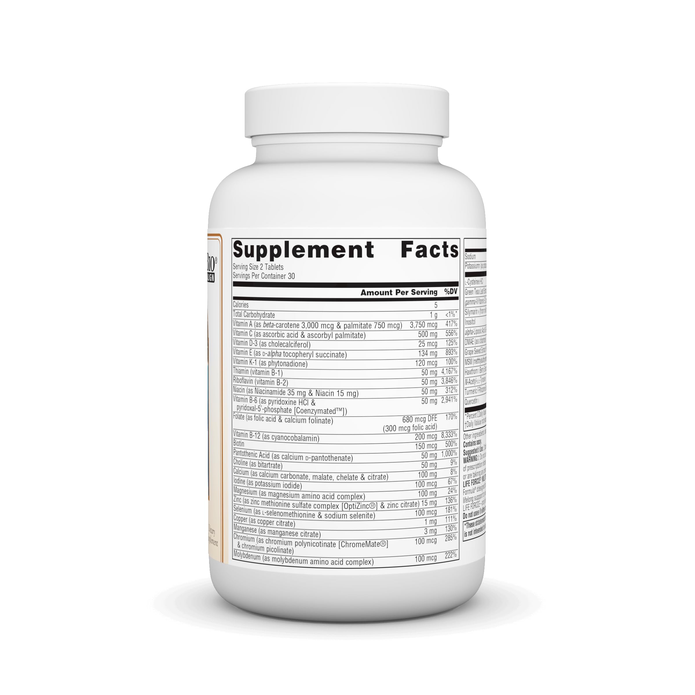 Foto 3 pulgar | Suplemento Source Naturals Life Force Multiple 60 Comprimidos - Venta Internacional.