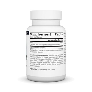 Foto 3 | Supplement Source Naturals Triple Boron 3 Mg 100 Cápsulas - Venta Internacional.