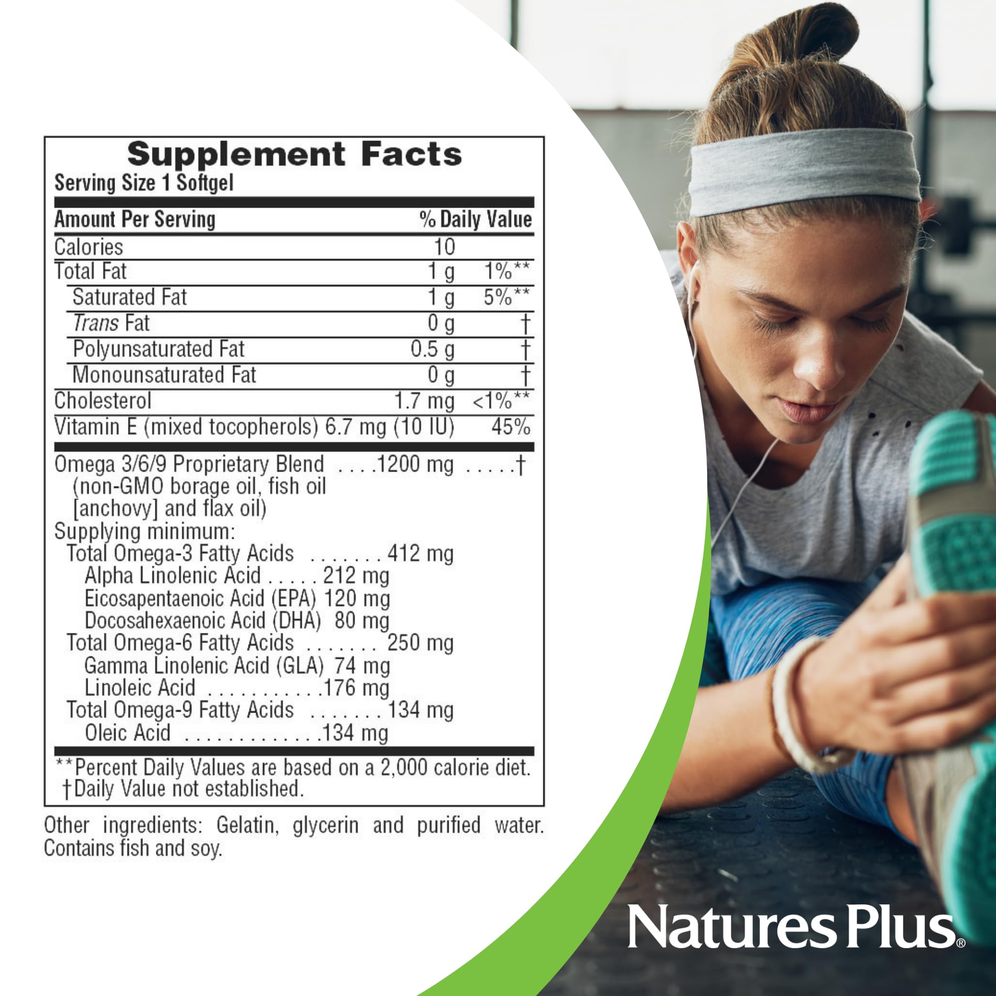 Foto 6 pulgar | Suplemento Natures Plus Ultra Omega 3 6 9 1200 Mg 60 Cápsulas Blandas - Venta Internacional.