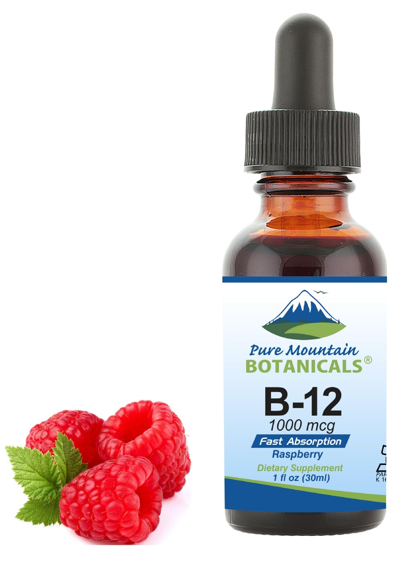 Foto 8 pulgar | Suplemento De Vitamina B12 Pure Mountain Botanicals 30 Ml 1000 Mcg - Venta Internacional.