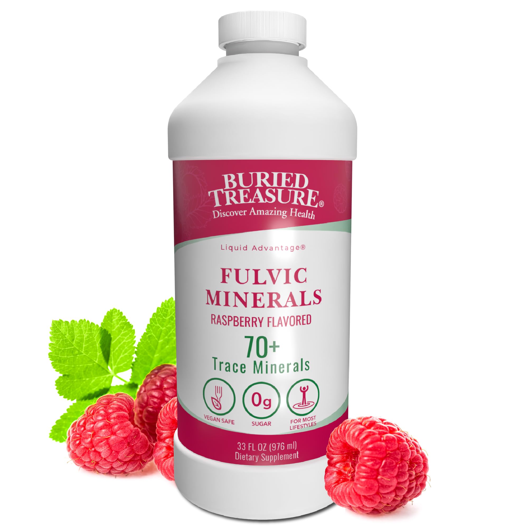 Foto 2 pulgar | Suplemento Buried Treasure Fulvic Mineral Complex 946 Ml - Venta Internacional.