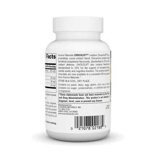 Foto 3 | Supplement Source Naturals Chocolift 500 Mg De Extracto De Cacao 60 Cápsulas - Venta Internacional.