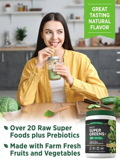 Foto 4 | Suplemento Nature's Truth Super Greens En Polvo, 300 Ml - Venta Internacional.