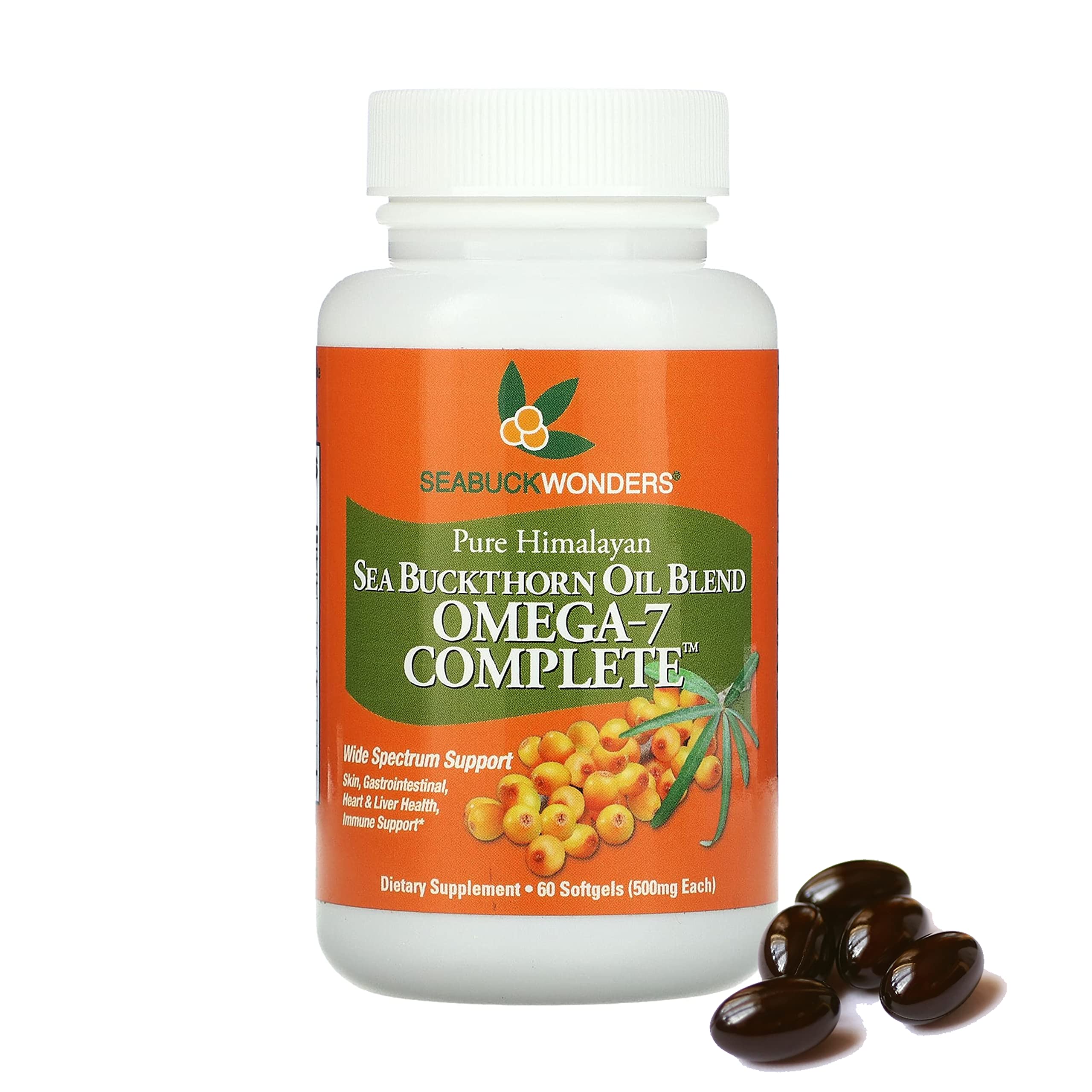 Suplemento De Aceite De Espino Amarillo Seabuckwonders 60 Cápsulas Blandas - Venta Internacional.