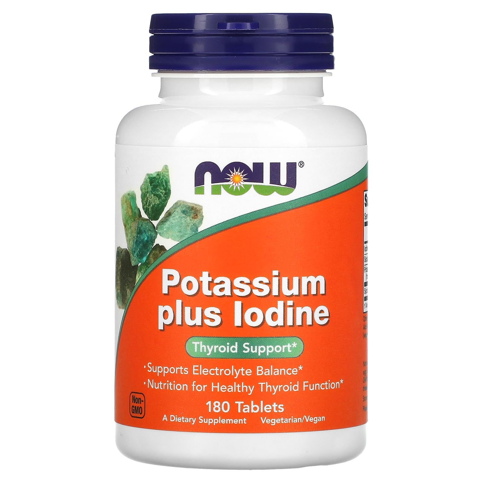 Foto 1 | Supplement Now Foods Potassium Plus Yodo 180 Comprimidos - Venta Internacional.