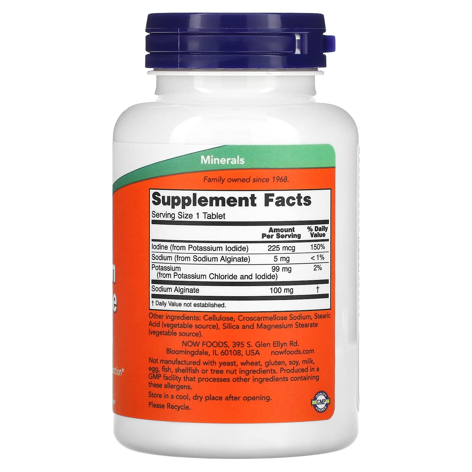 Foto 3 pulgar | Supplement Now Foods Potassium Plus Yodo 180 Comprimidos - Venta Internacional.