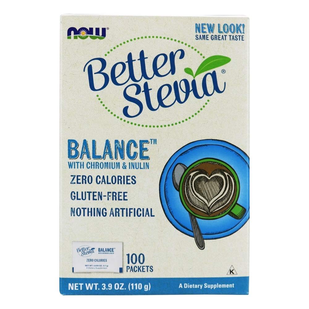 Foto 2 pulgar | Stevia Balance Now Foods 100 Paquetes X 3 Con Inulina Y Cromo - Venta Internacional.