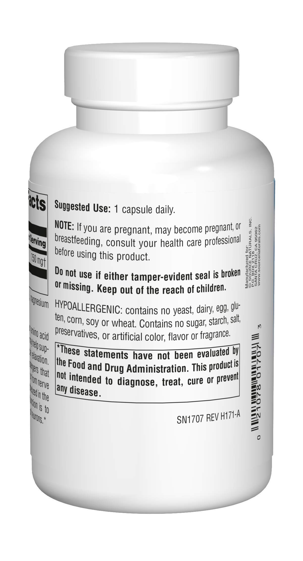 Foto 3 pulgar | Supplement Source Naturals Serene Science Gaba 750 Mg 90 Cápsulas - Venta Internacional.