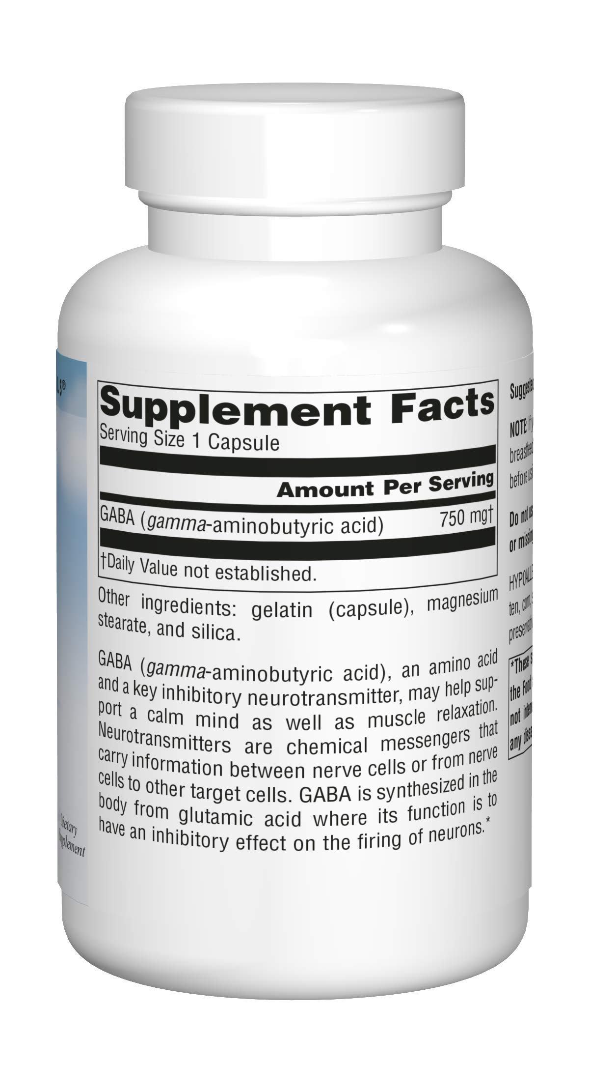 Foto 4 pulgar | Supplement Source Naturals Serene Science Gaba 750 Mg 90 Cápsulas - Venta Internacional.