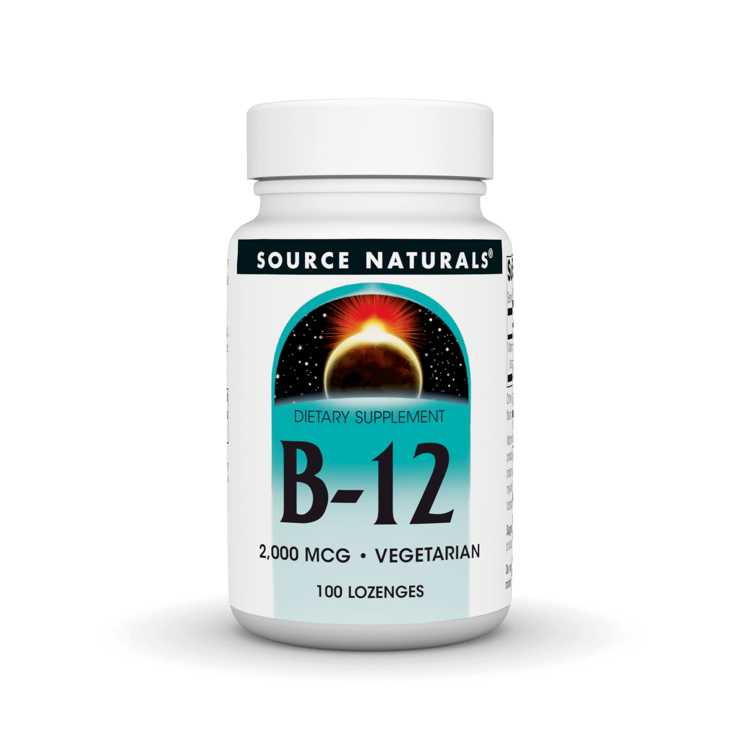 Foto 2 pulgar | Pastillas De Vitamina B-12 Source Naturals 2000 Mcg - 100 Unidades - Venta Internacional.