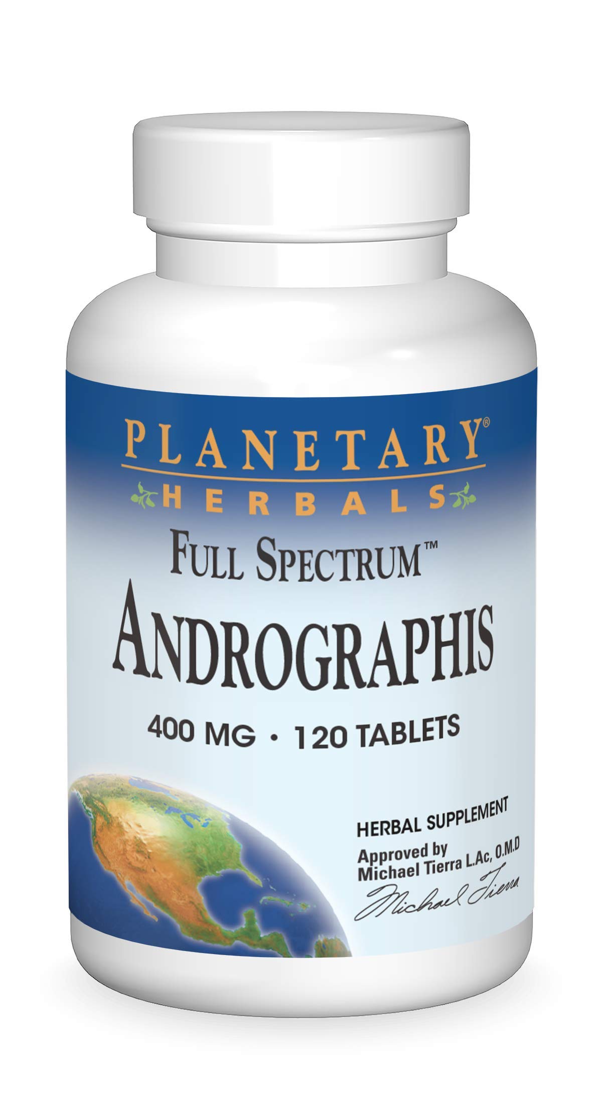 Foto 2 pulgar | Suplemento Planetary Herbals Full Spectrum Andrographis 400 Mg - Venta Internacional.
