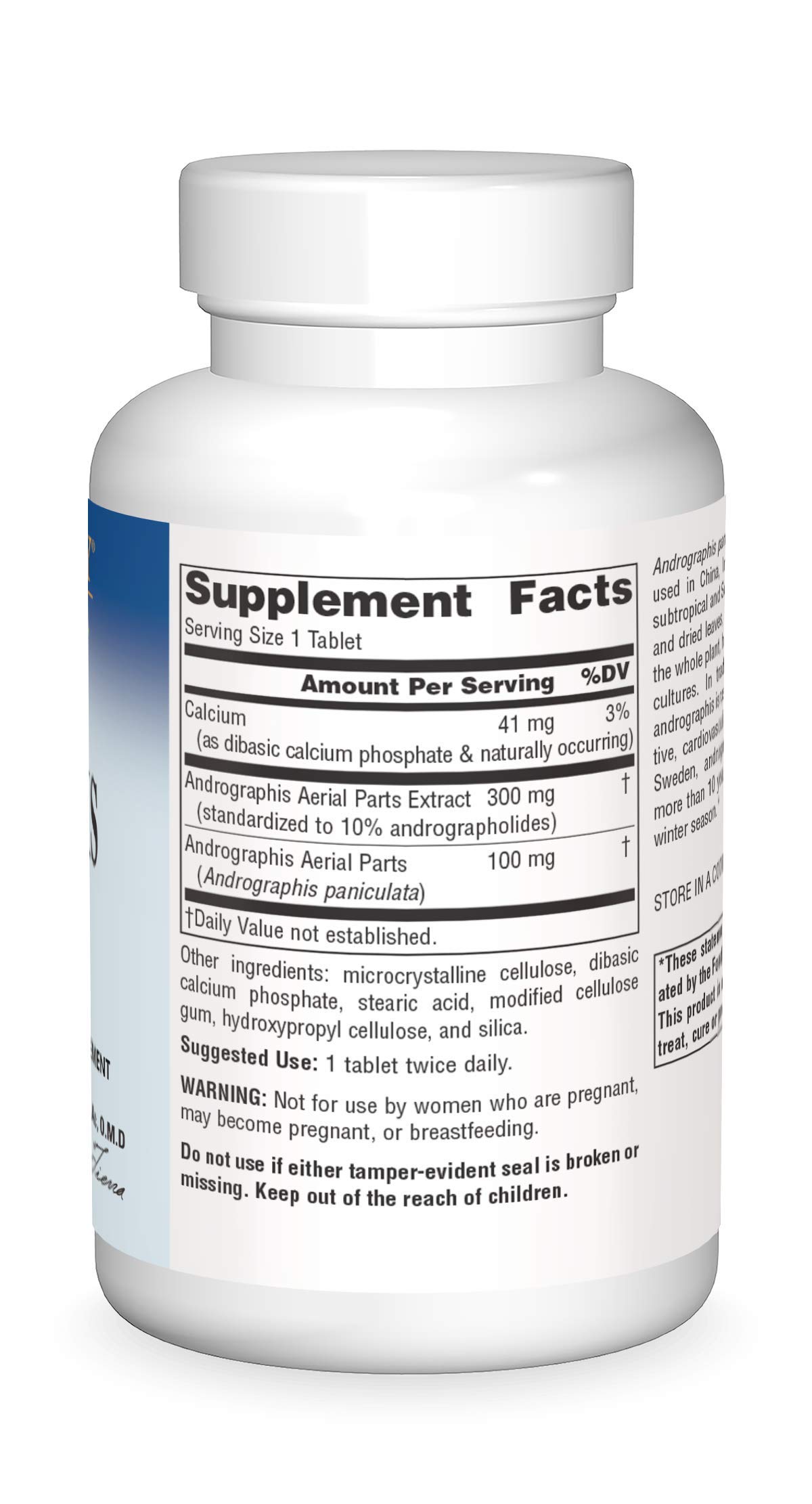 Foto 4 pulgar | Suplemento Planetary Herbals Full Spectrum Andrographis 400 Mg - Venta Internacional.