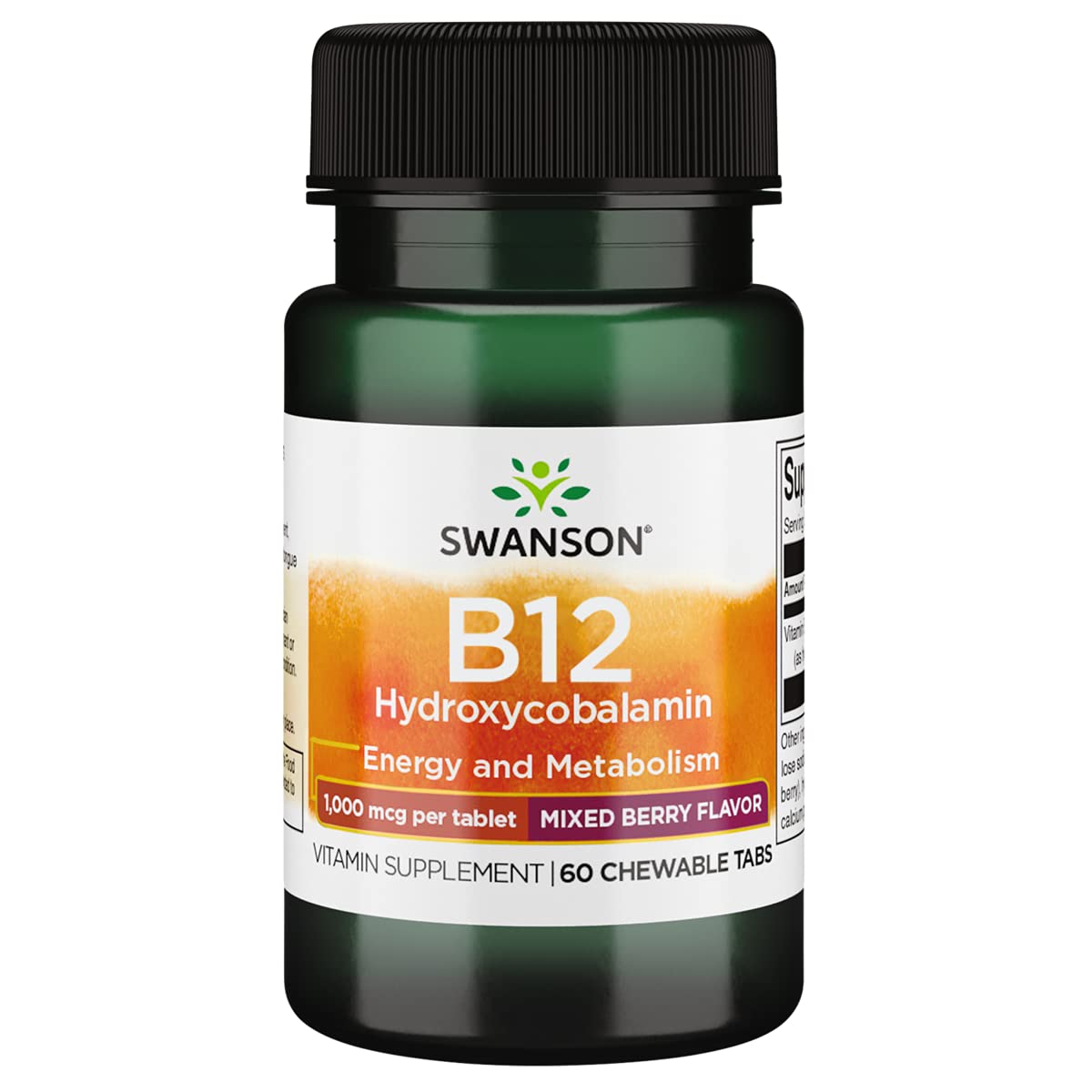 Foto 2 pulgar | Suplementos De Vitamina B-12, 1000 Mcg, Swanson, 60 Tabletas Masticables - Venta Internacional.