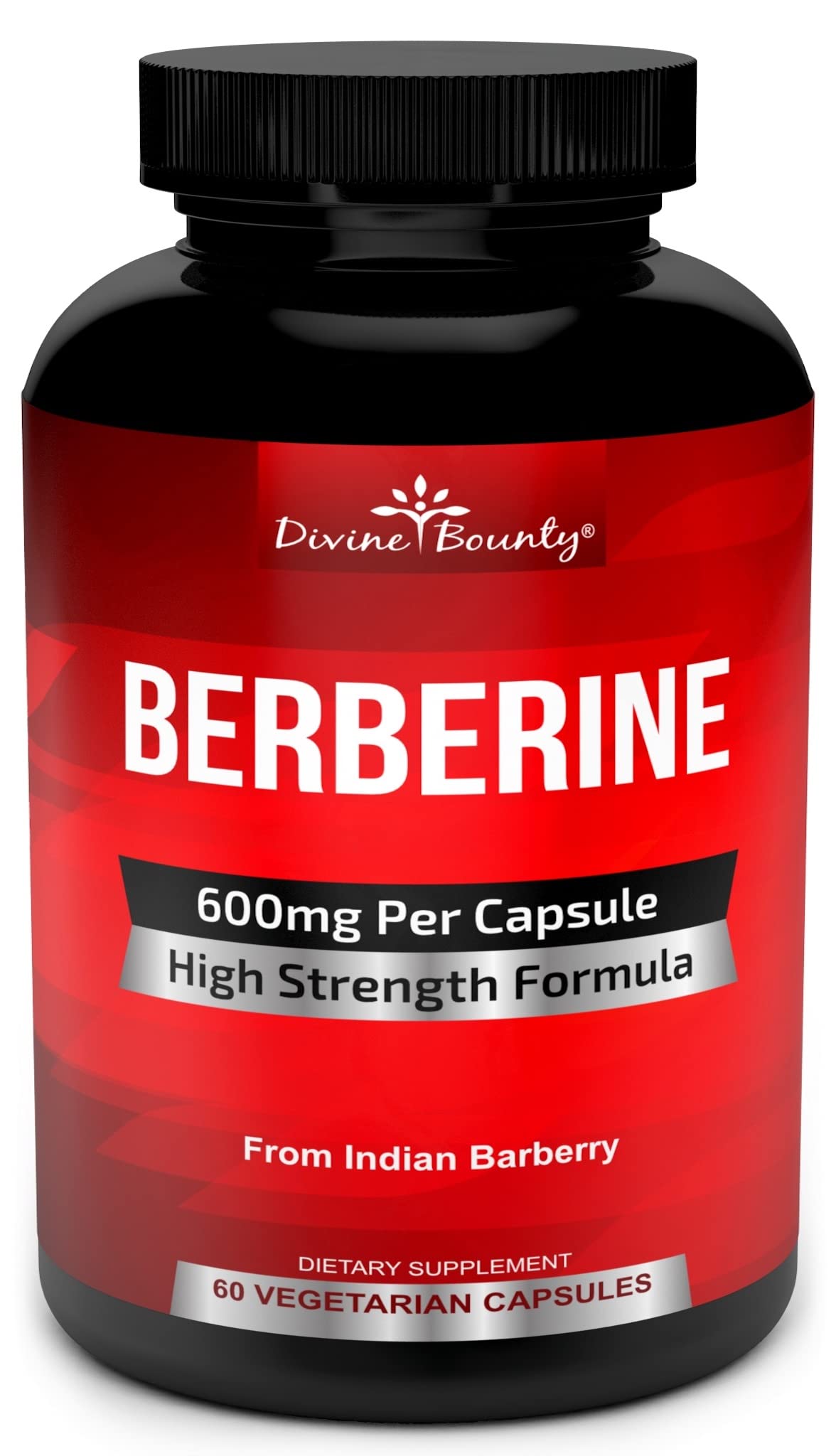 Foto 2 pulgar | Suplemento Divine Bounty Pure Berberine Complex 600 Mg - Venta Internacional.