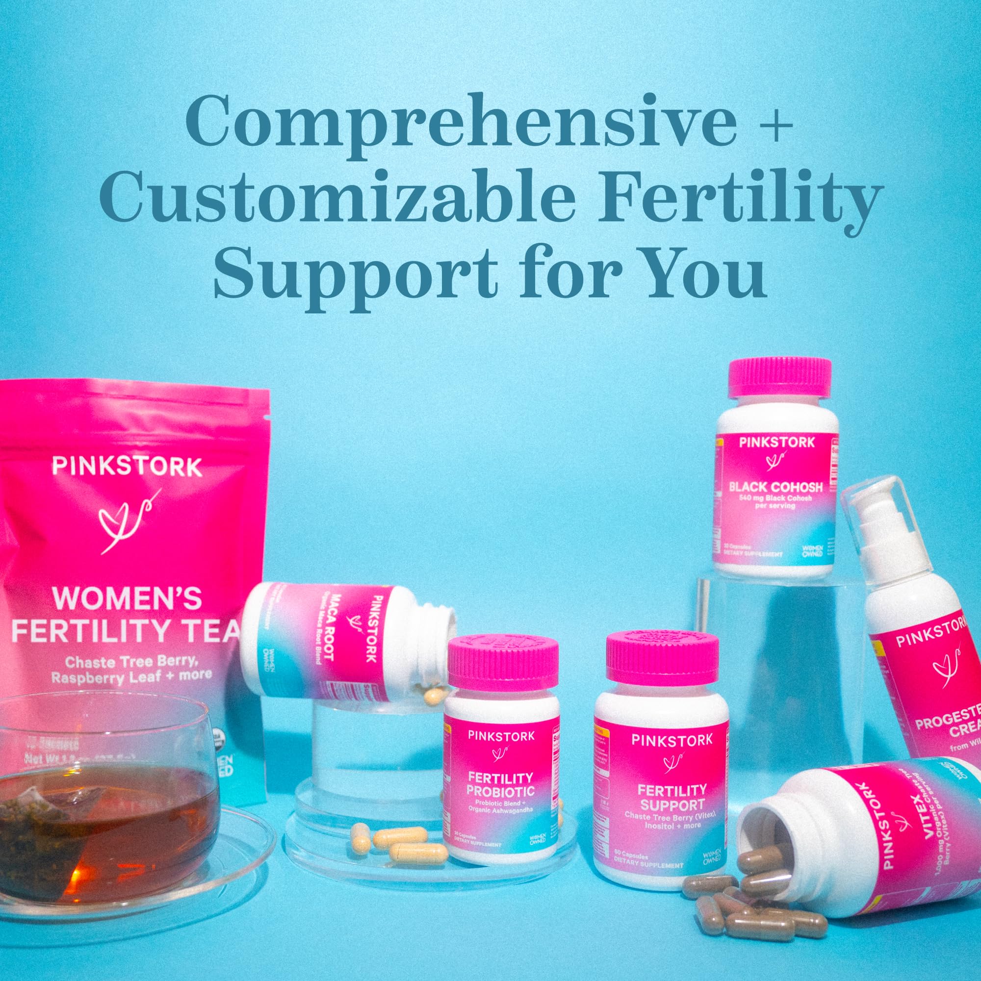 Foto 7 pulgar | Tea Pink Stork Organic Fertility Sweet Mint 15 Sobres - Venta Internacional.