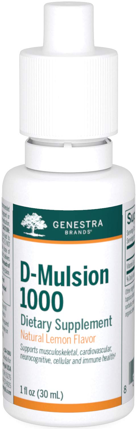 Foto 2 pulgar | Suplemento Líquido De Vitamina D Genestra Brands D-mulsion 1000 - Venta Internacional.