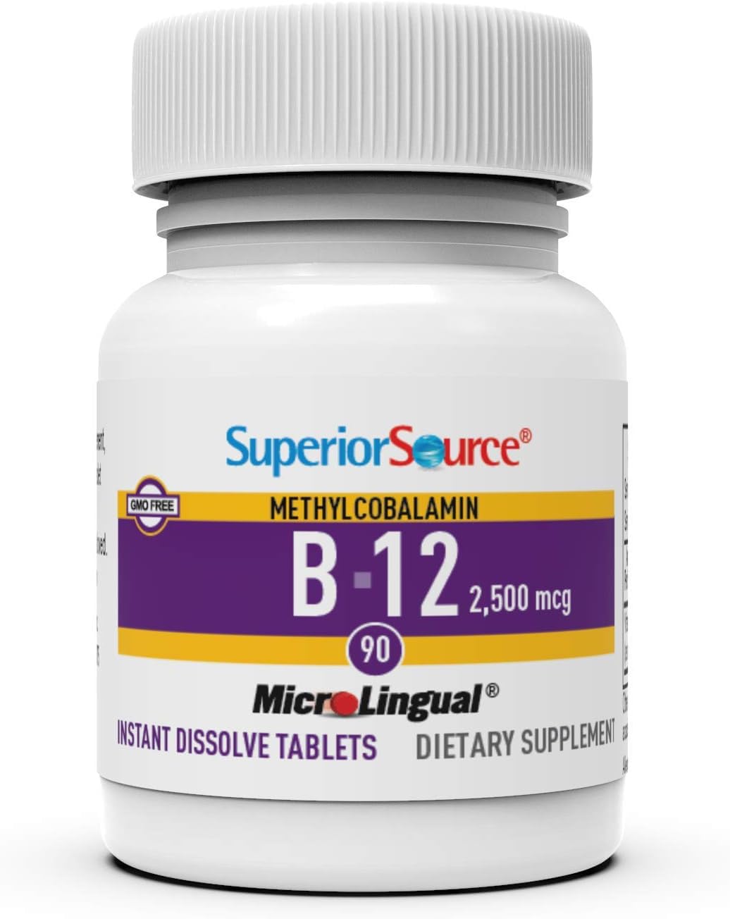Foto 5 pulgar | Supplement Superior Source, Sin Inyección, Vitamina B12, Metilcobalamina, 2500 Mcg, 90 Tabletas - Venta Internacional.