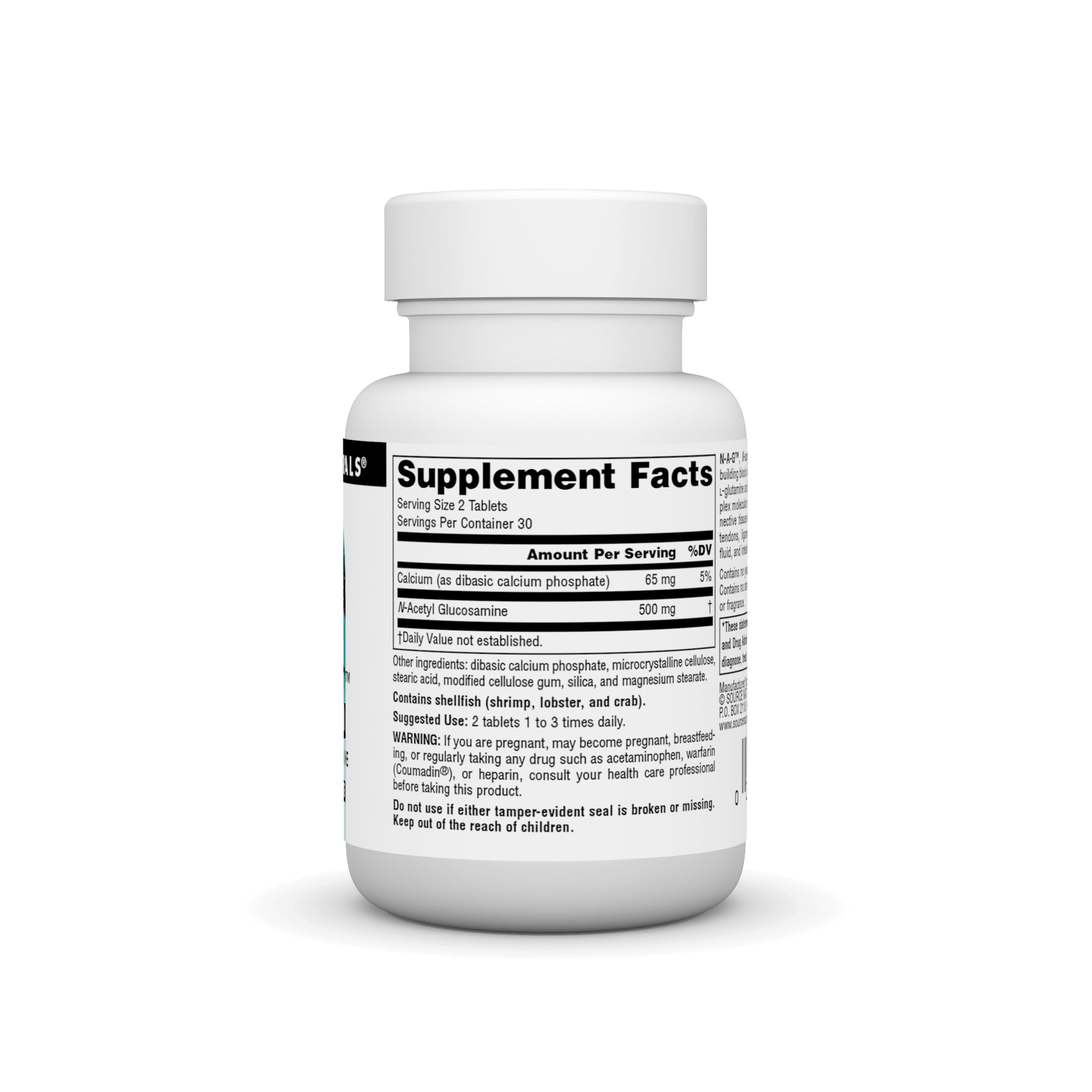 Foto 2 | Supplement Source Naturals N-a-g N-acetil Glucosamina 250 Mg - Venta Internacional.