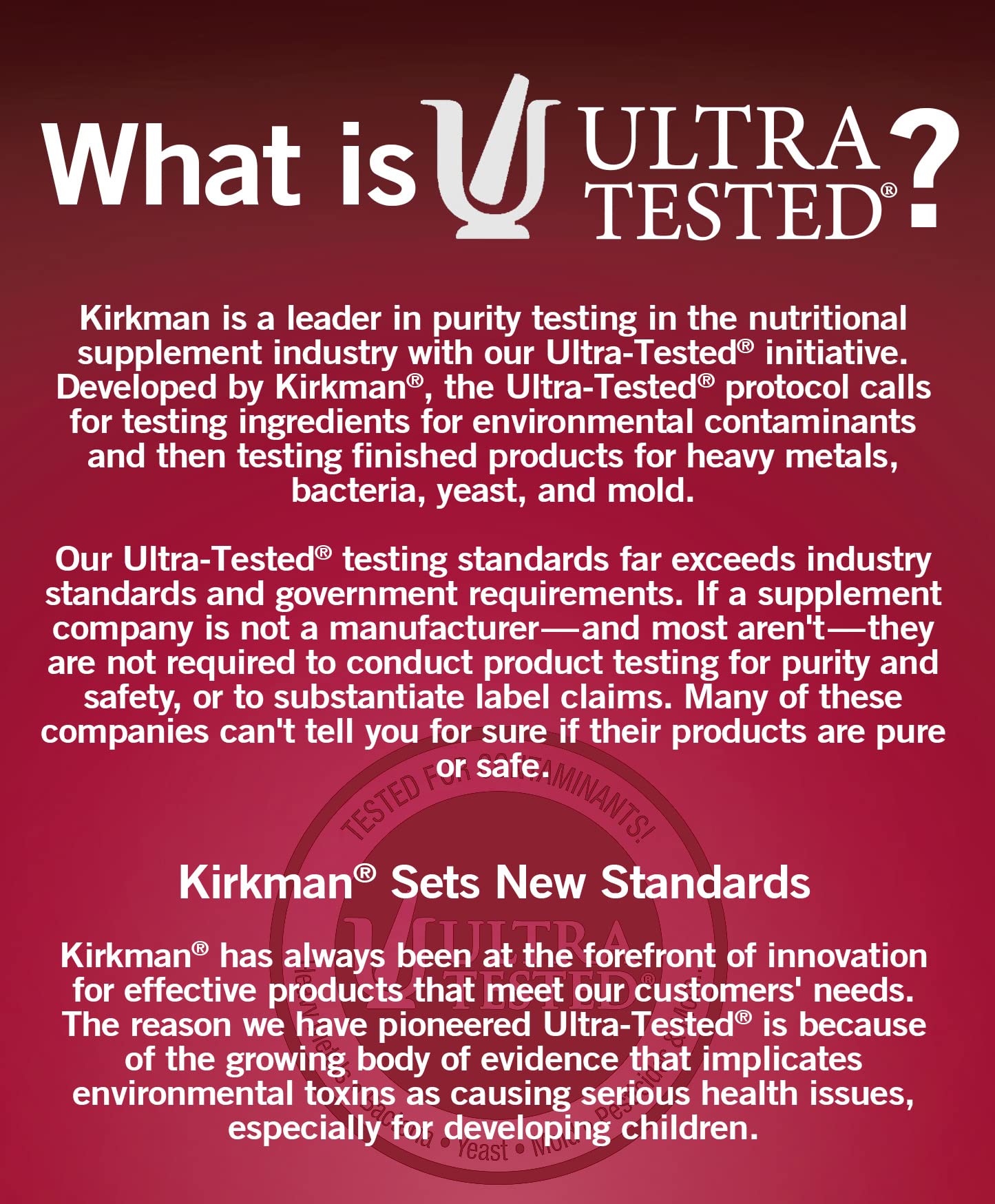 Foto 6 | Suplemento Multivitamínico Kirkman Children's 120 Cápsulas - Venta Internacional.