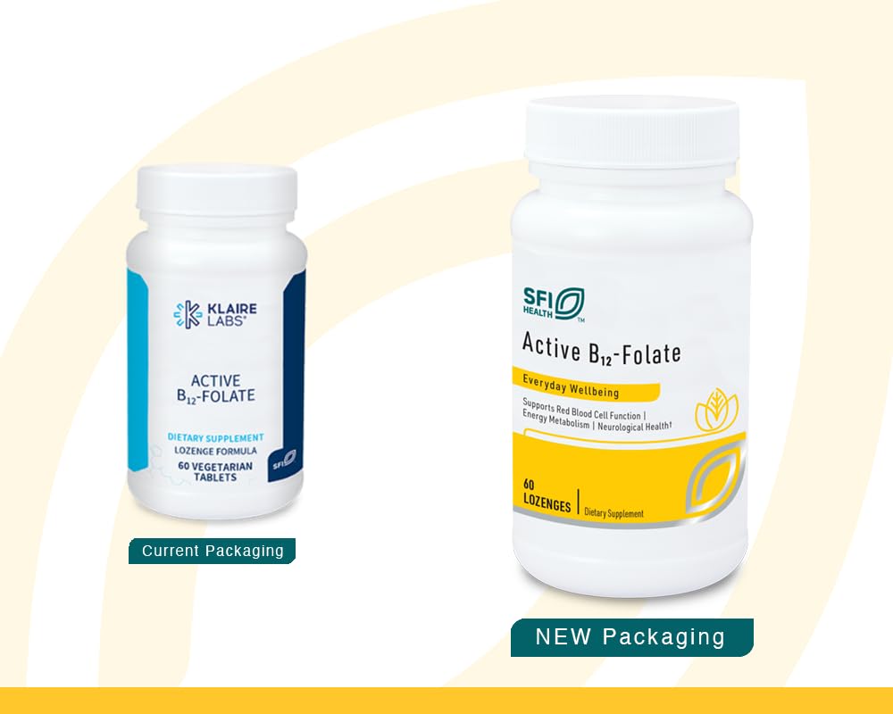 Foto 2 | Pastillas De Vitamina B12 Klaire Labs Sfi Health Active B12 Folato - Venta Internacional.