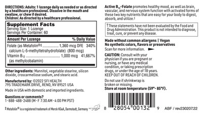 Foto 6 | Pastillas De Vitamina B12 Klaire Labs Sfi Health Active B12 Folato - Venta Internacional.