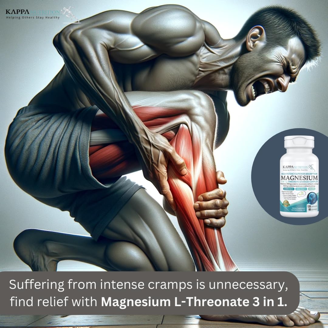 Foto 5 | Suplemento Kappa Nutrition L-treonato De Magnesio 3 En 1, 150 Cápsulas - Venta Internacional.