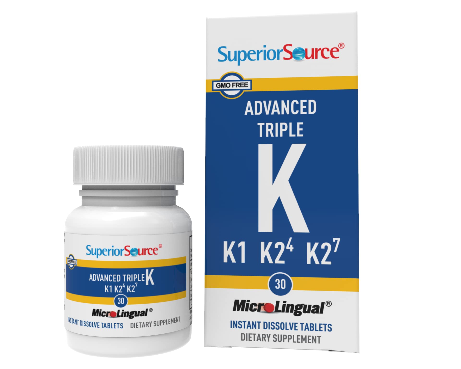 Suplemento Superior Source Triple K, Fórmula 3 En 1, 30 Comprimidos - Venta Internacional.