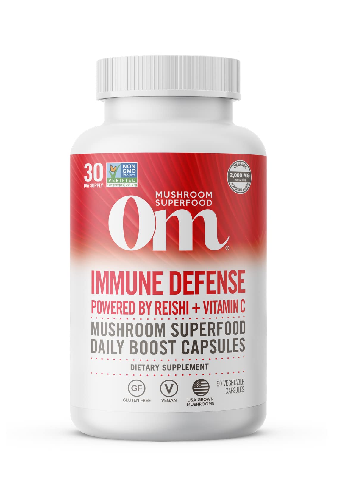 Foto 2 pulgar | Suplemento Om Mushroom Immune Defense 90 Cápsulas 30 Días - Venta Internacional.