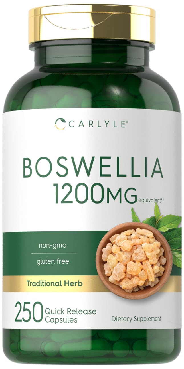 Foto 2 pulgar | Suplemento: Cápsulas De Extracto De Boswellia De Carlyle, 1200 Mg, 250 Unidades - Venta Internacional.