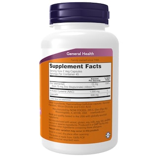 Foto 2 | Suplementos Now Foods Nac De Quercetina Y Zinc, 90 Cápsulas Vegetarianas - Venta Internacional.