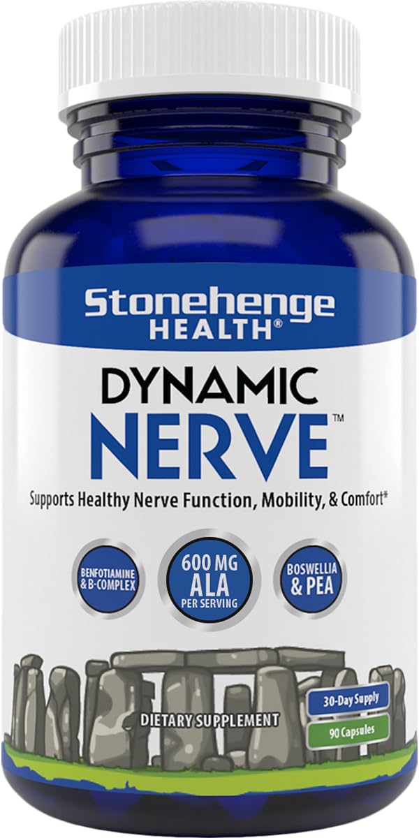 Foto 2 pulgar | Suplemento Stonehenge Health Dynamic Nerve Support 90 Cápsulas - Venta Internacional.