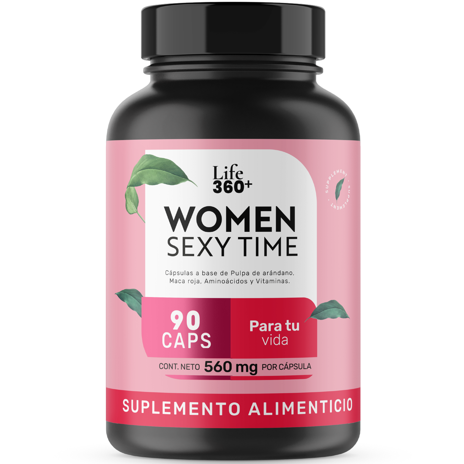 Foto 1 | Suplemento Life 360+ Maca Roja y Arándano 90 Caps