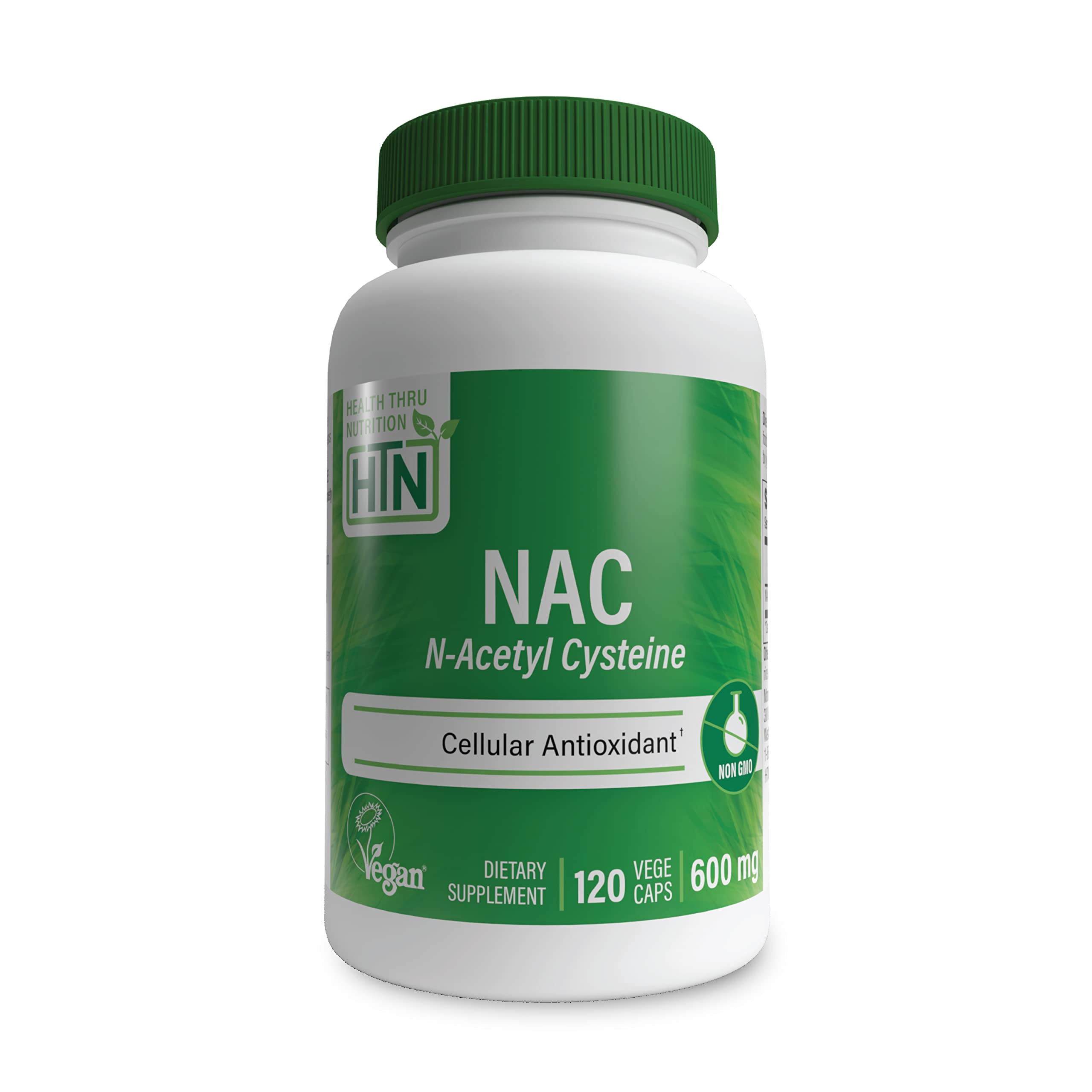 Foto 2 pulgar | Suplemento Health Thru Nutrition Nac N-acetil-cisteína 600 Mg - Venta Internacional.